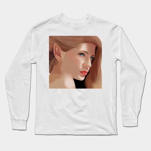 Feyre The Night Queen Long Sleeve T-Shirt by AnabellaCor94